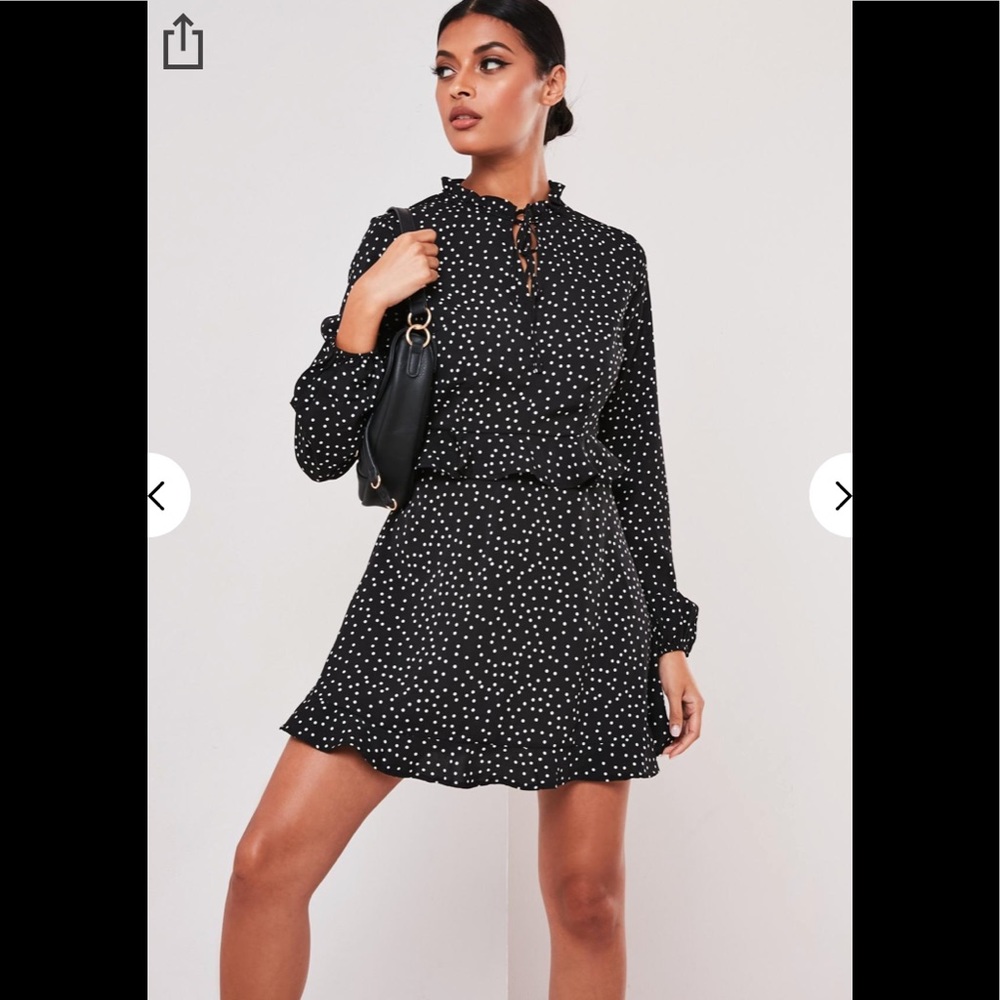 Missguided Polka Dot Dress